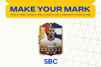 cover sbc toney make your mark fc 24