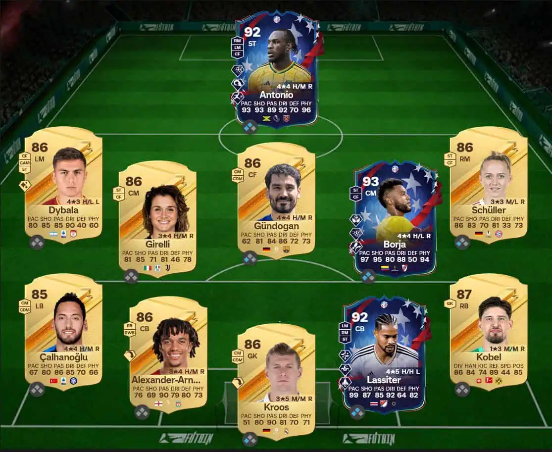 Soluzione Rosa Valutaizone 89 SBC Ronald Araujo Strada Verso La Gloria.