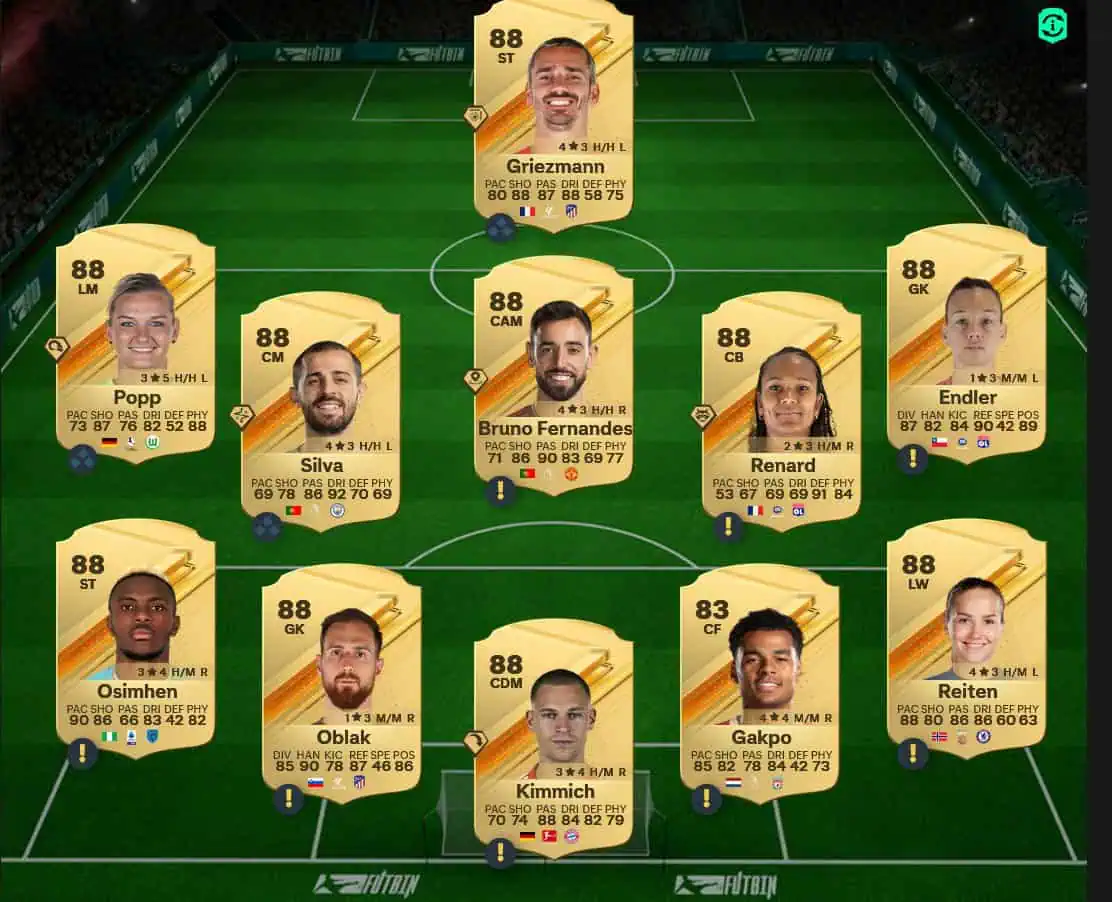Soluzione Premier League SBC Anthony Martial Flashback.