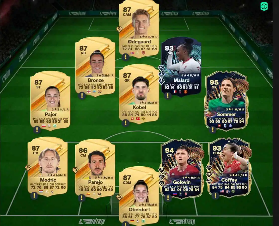 Soluzione Rosa Con Valutazione 91 SBC Marco Reus EOAE.
