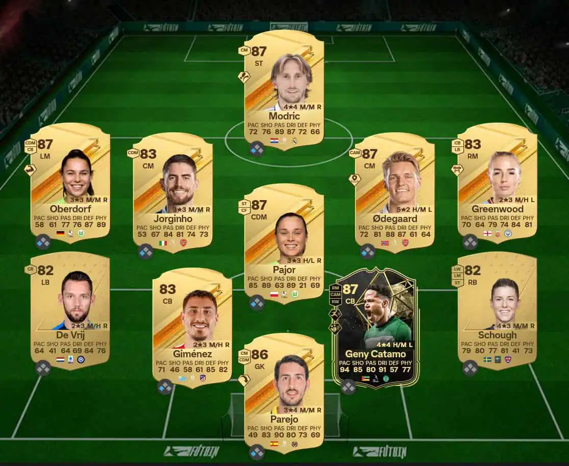 Soluzione SBC Nahitan Nández Showdown.