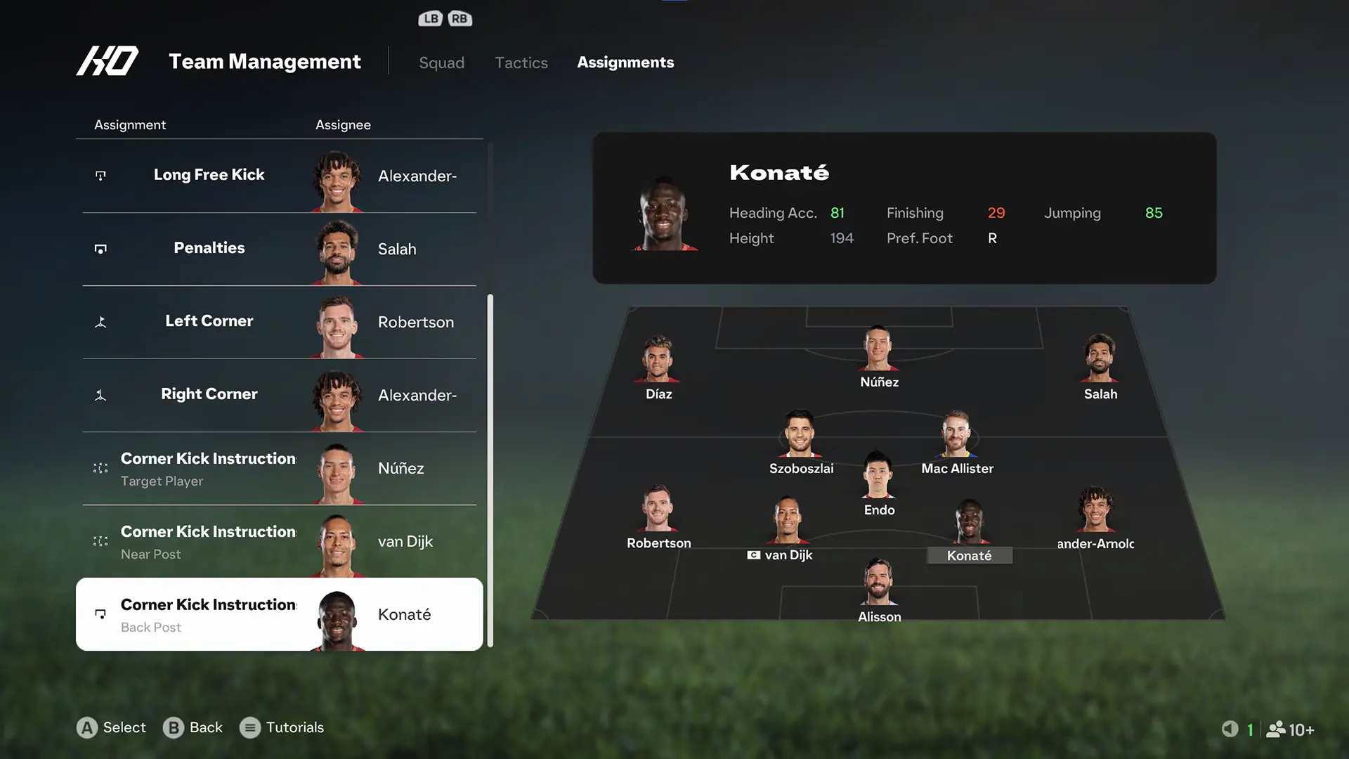 Assegnazioni Corner FC 25.