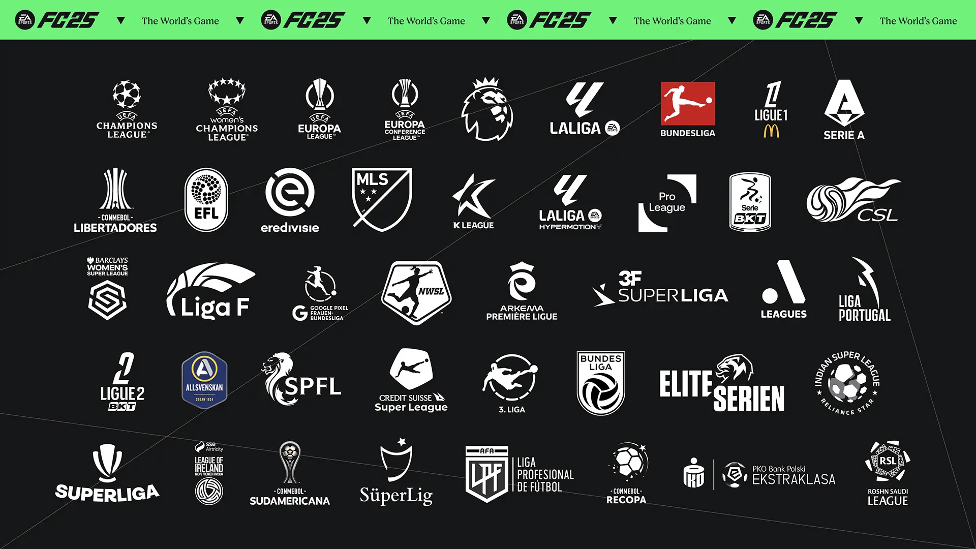 EA FC 25 Campionati E Licenze Ufficiali.