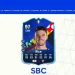 cover sbc Rice Uefa Euro International Stars fc 24