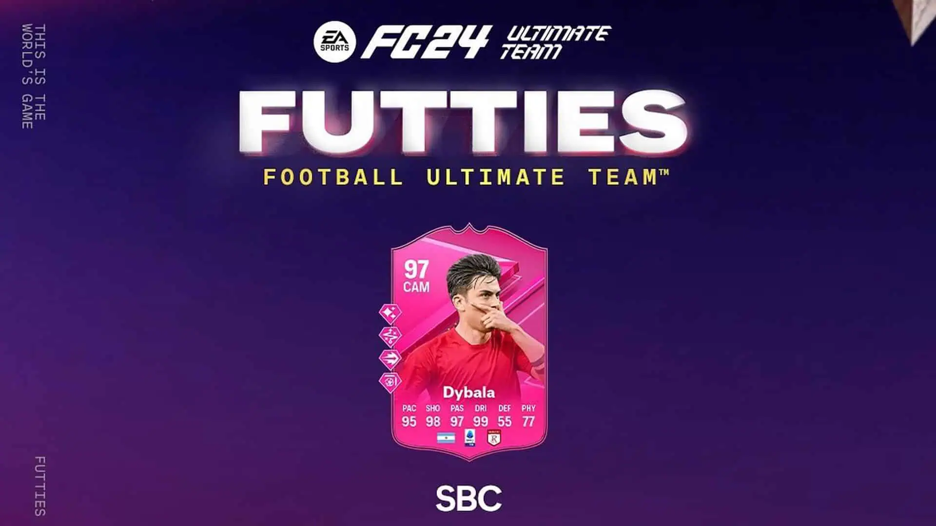 cover sbc dybala futties fc 24