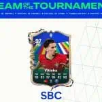 cover sbc vitinha tott euro fc 24