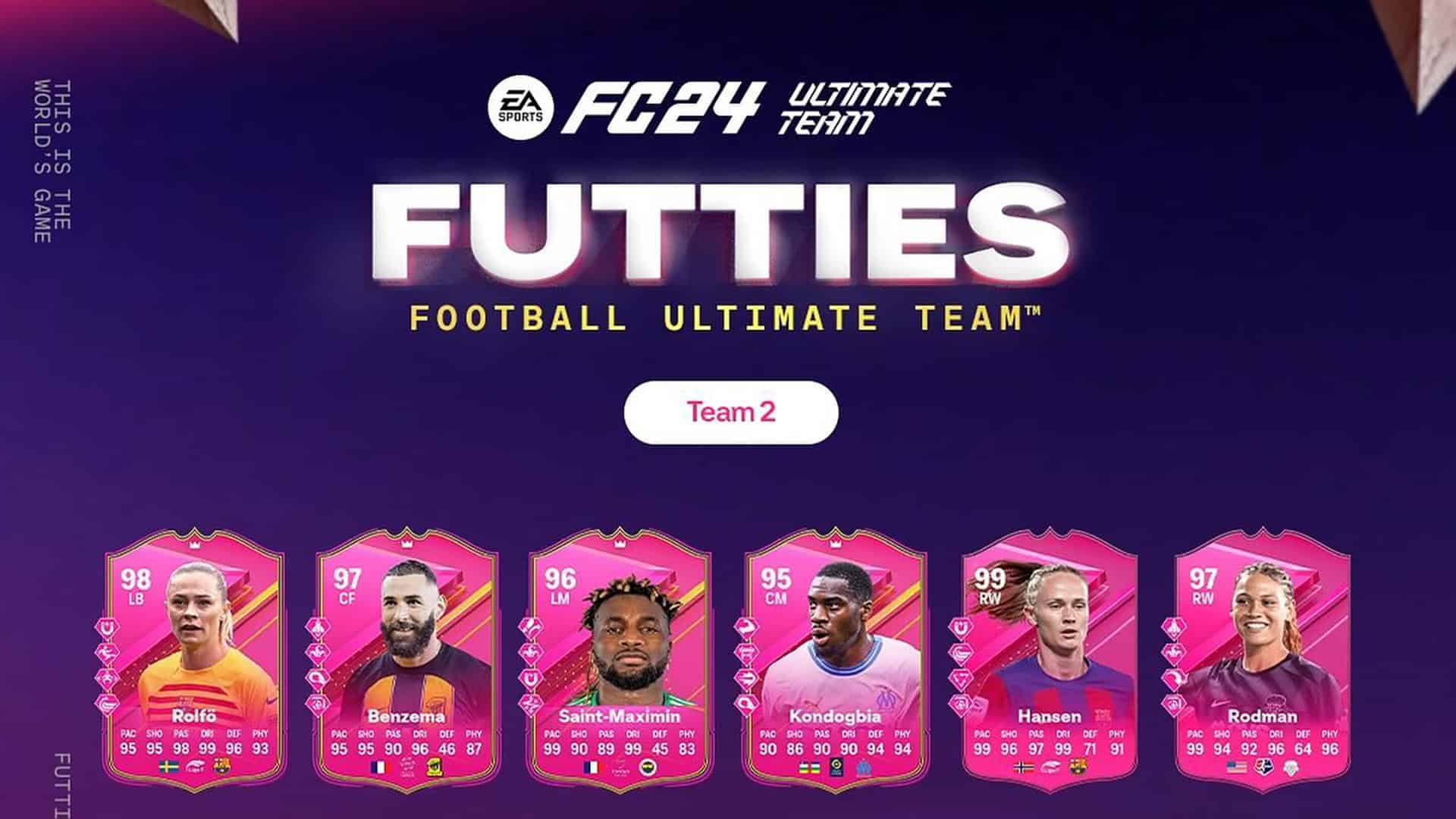 EA FC 24 Team 2 Futties Disponibile La Seconda Squadra Degli Oscar Di UT FifaUltimateTeam.it