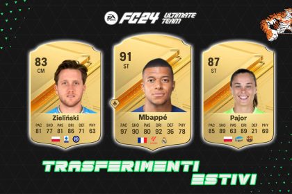 cover trasferimenti estivi luglio ultimate team fc 24