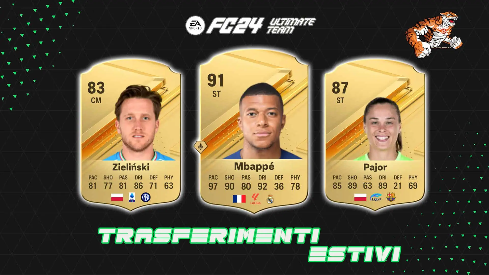 cover trasferimenti estivi luglio ultimate team fc 24