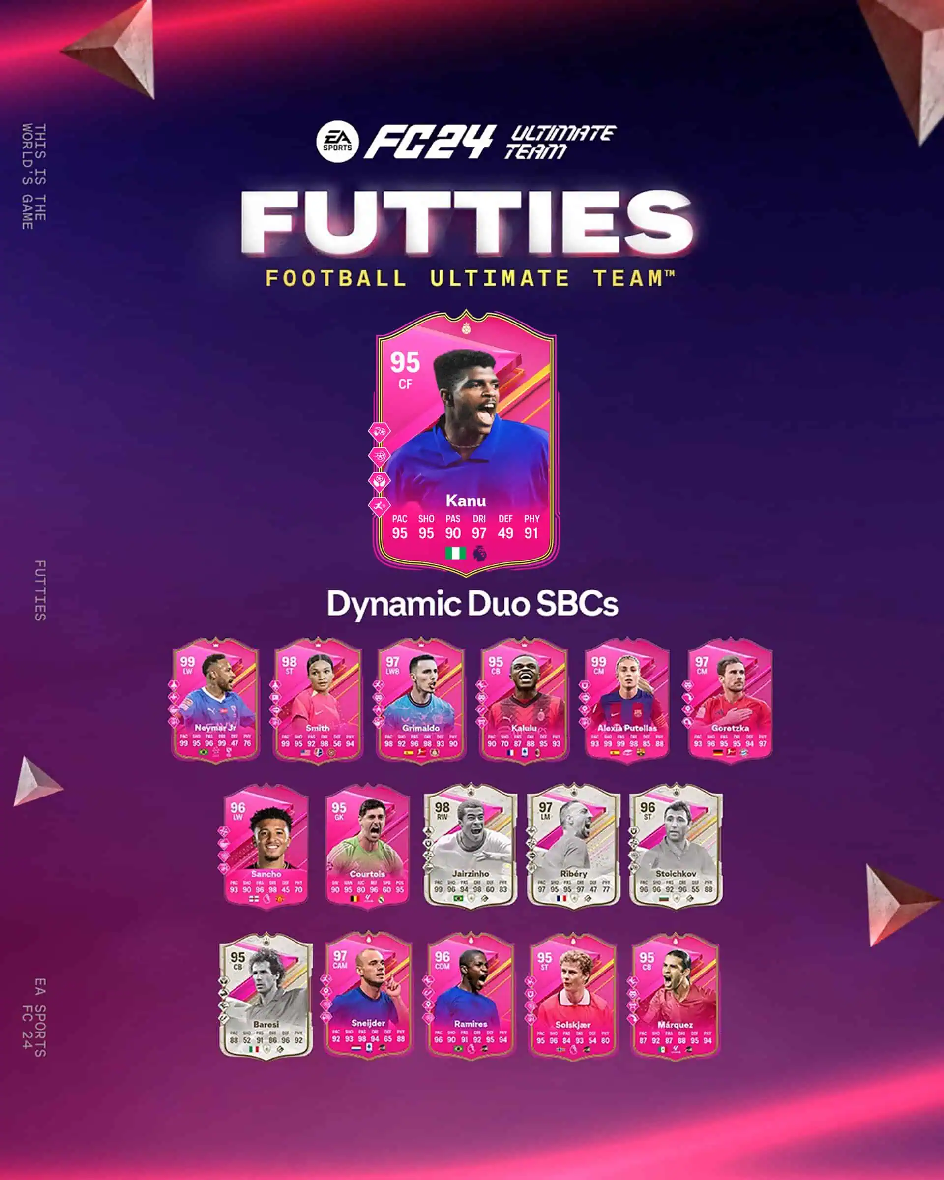 EA FC 24 SBC Kanu Eroe Futties Coppia D'Assi Soluzioni E Recensione Carta Oscar Di UT.