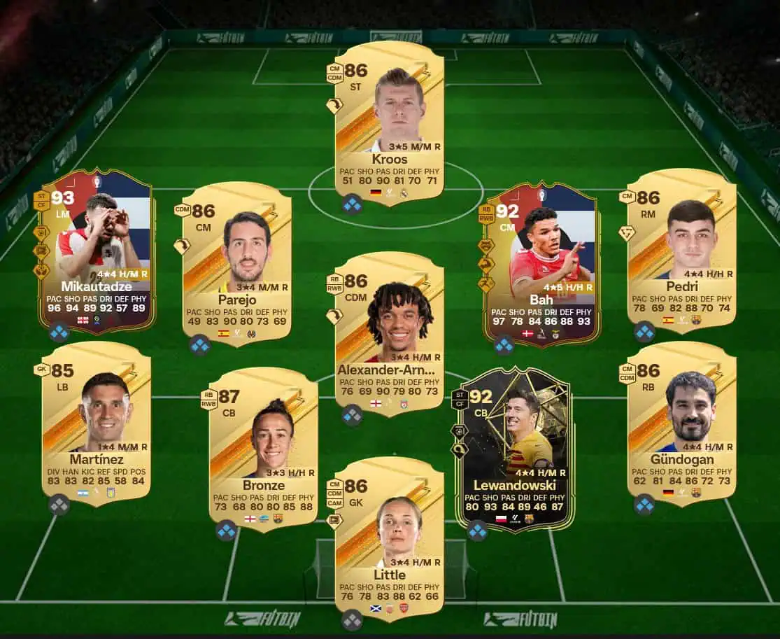 Soluzione Forma smagliante SBC Bixente Lizarazu Eroe Grandi Del Calcio.