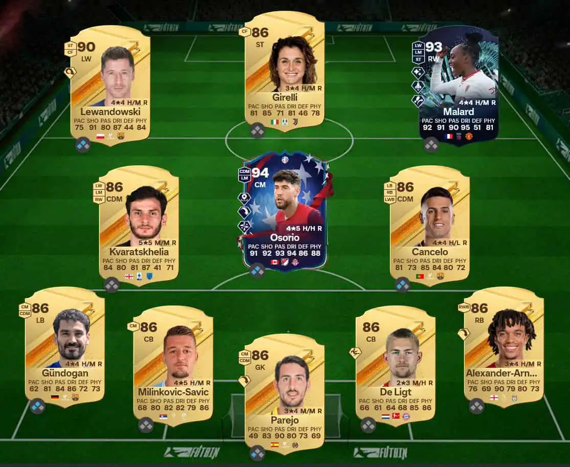 Soluzione Forma Smagliante SBC Antonio Rรผdiger Squadra Del Torneo.