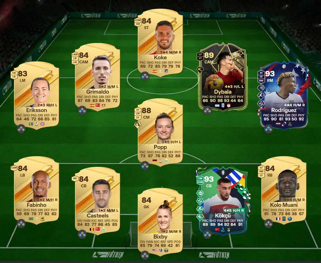 Soluzione Forma Smagliante SBC Vitinha Squadra Del Torneo.