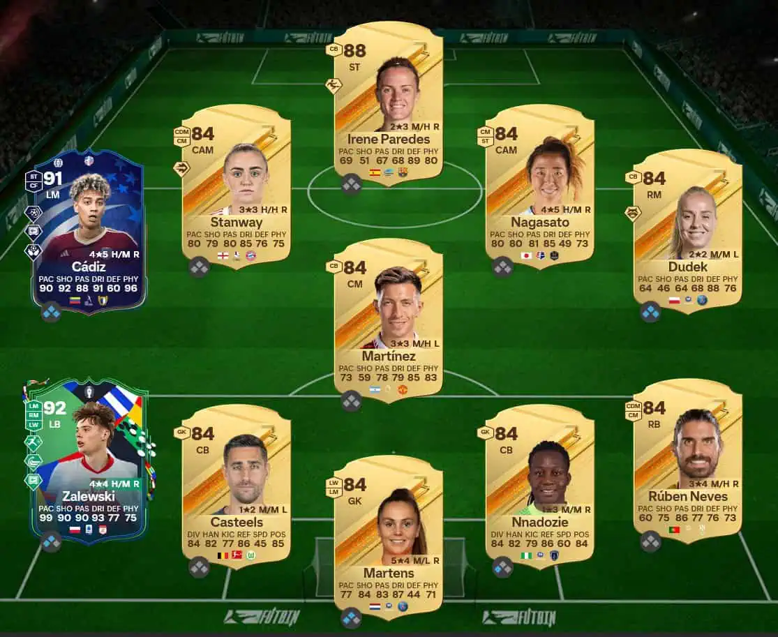 Soluzione Inghilterra SBC Raheem Sterling Futties.