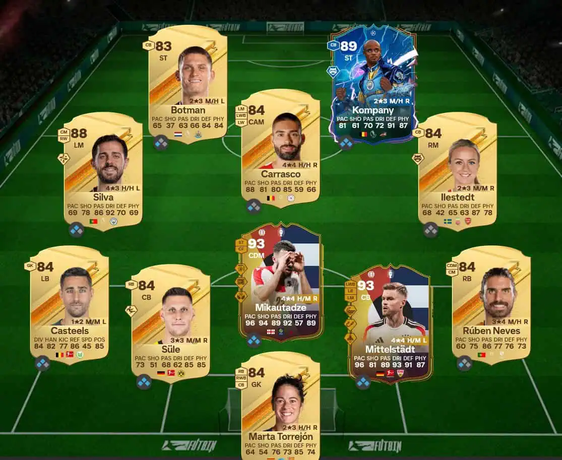 Soluzione Premier League SBC Harry Maguire Futties.
