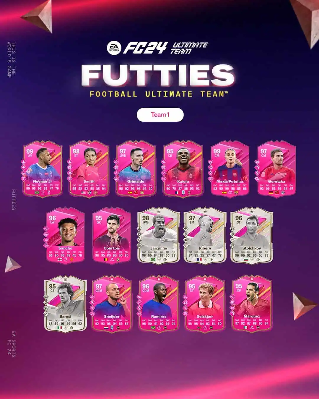 EA FC 24 Team 1 Futties Disponibile La Prima Squadra Degli Oscar Di UT.