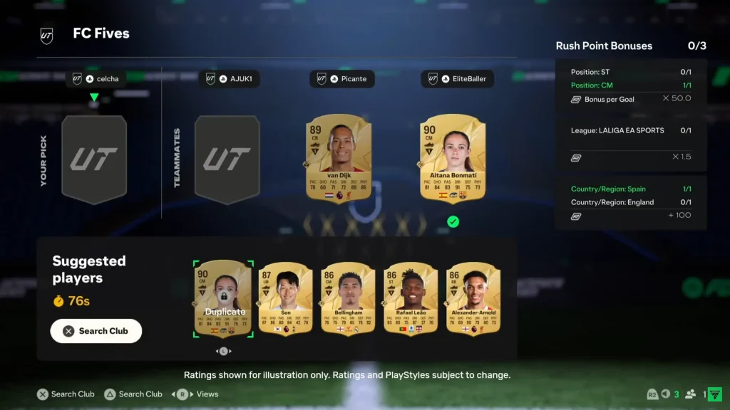 EA FC 25 Milan Senza Licenza Ufficiale: Squadra Con Kit E Logo Fittizi.
