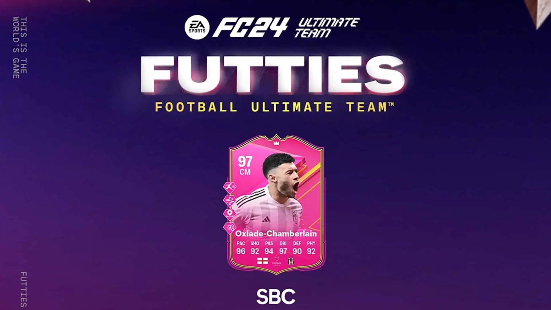 cover sbc oxlade chamberlain futties fc 24