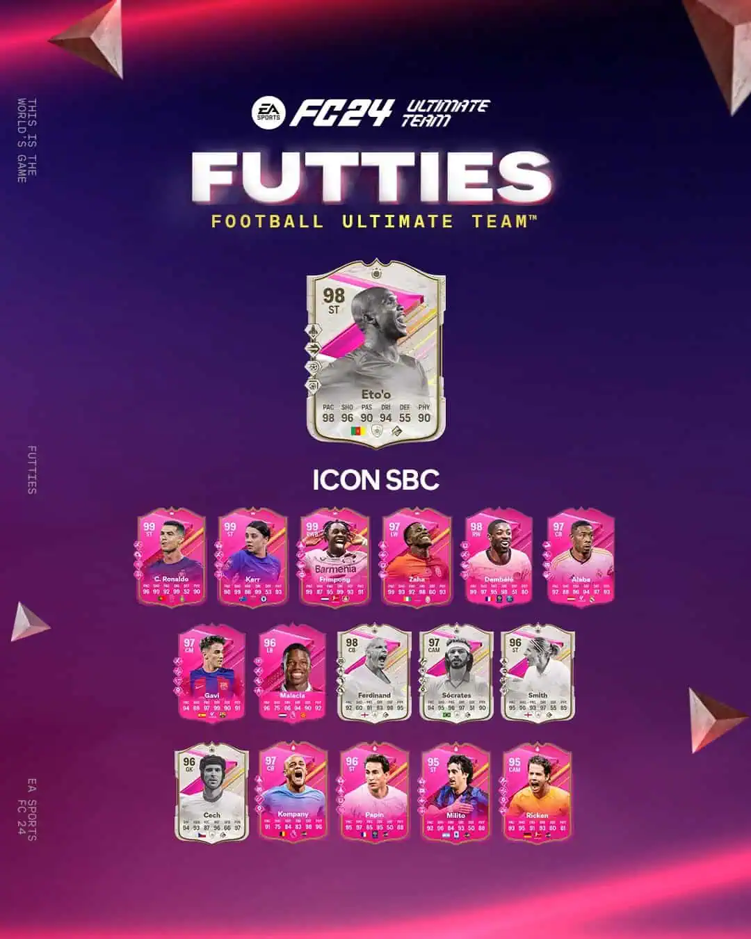 EA FC 24 SBC Samuel Eto'o Icon Futties Soluzioni E Recensione Carta Oscar Di UT.