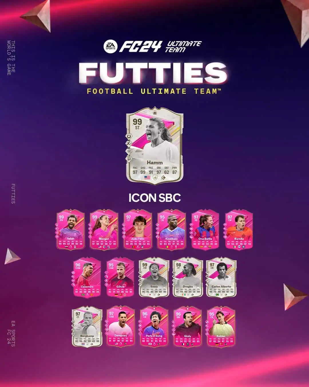 EA FC 24 SBC Mia Hamm Icon Futties Soluzioni E Recensione Carta Oscar Di UT.