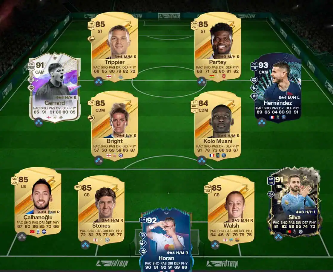 Soluzione Forma Smagliante SBC Alex Oxlade-Chamberlain Futties.