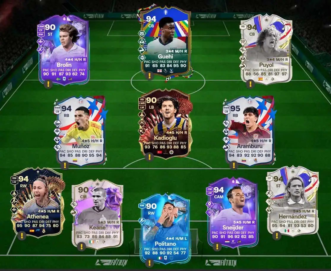 Soluzione Rosa Con Valutazione 94 SBC Eusรฉbio Icon Futties.