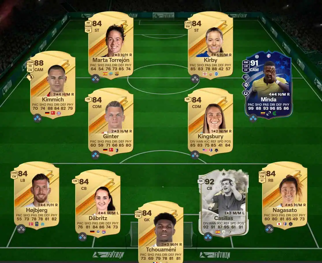 Soluzione Rosa Con Valutazione 87 SBC Takumi Minamino Futties.