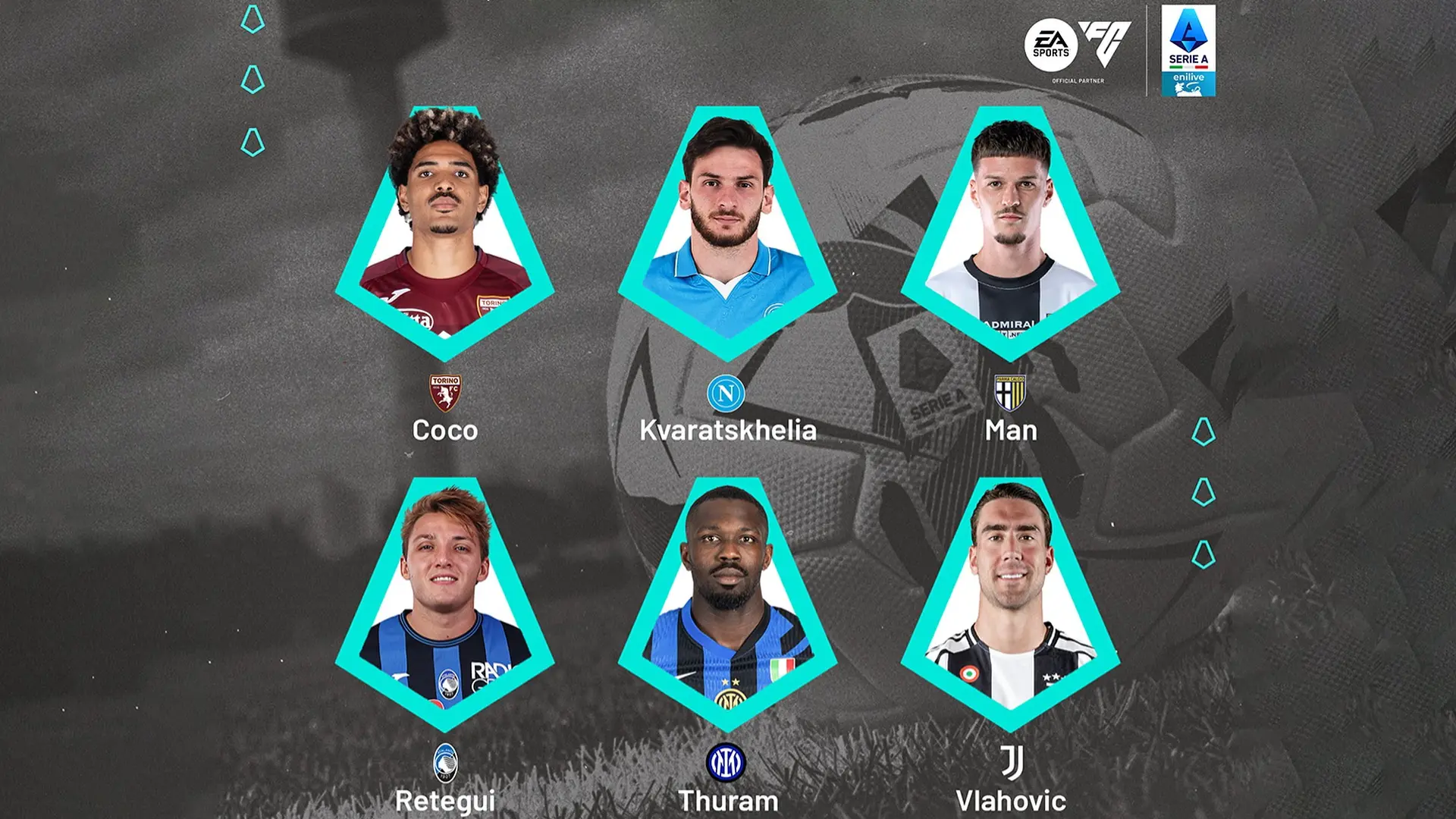 Cover Candidati POTM Agosto Serie A FC 25