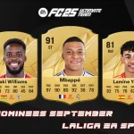 Cover Nominees POTM September LaLiga FC 25