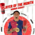 Cover Raphinha Potm LaLiga August FC 25