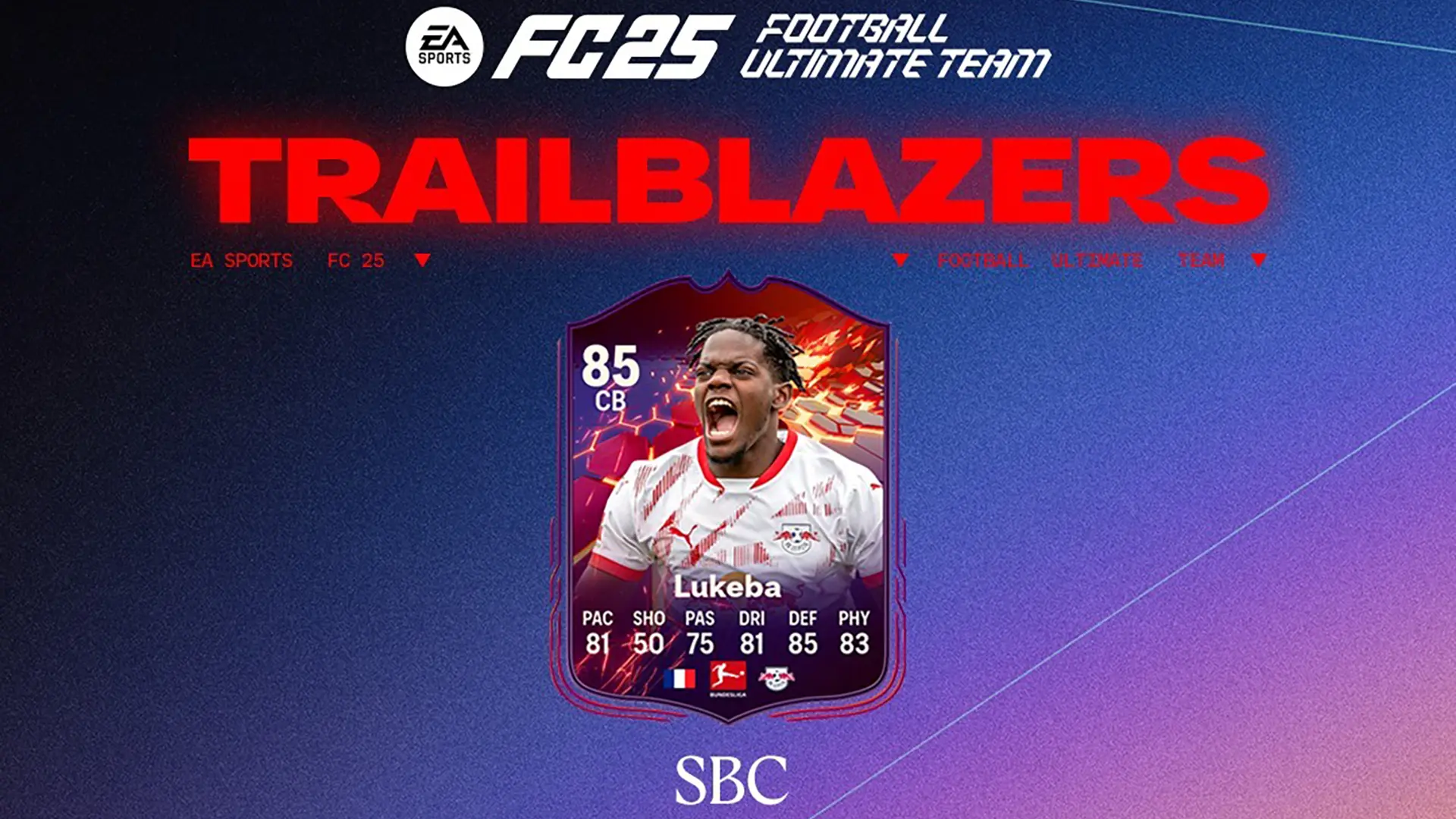 EA FC 25 SBC Castello Lukeba Pionieri Soluzioni E Recensione Della Carta Trailblazers EA FC 25 SBC Castello Lukeba Pionieri Soluzioni E Recensione Della Carta Trailblazers