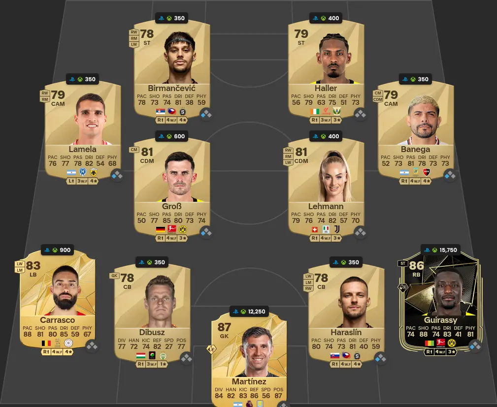 Soluzione Forma Smagliante SBC Roger Ibaรฑez Total Rush.