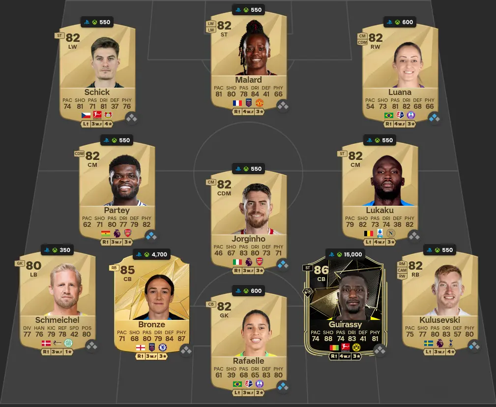 Soluzione Rosa Con Valutazione 83 SBC Omar Marmoush POTM Settembre.