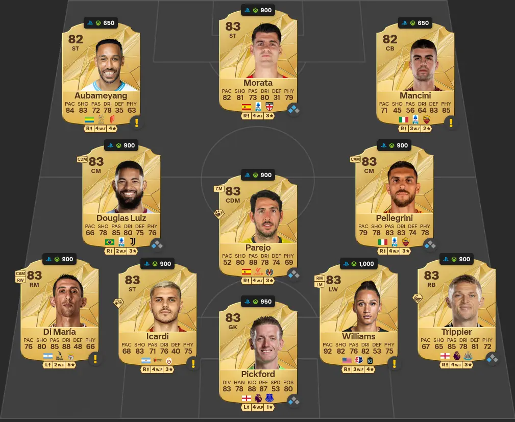 Soluzione Rosa Con Valutazione 84 SBC Moussa Sissoko Basi Squadra EFL Championship.