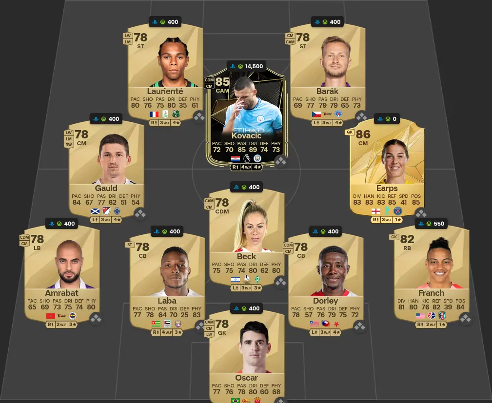 Soluzione Forma Smagliante SBC Manuel Ugarte Showdown.