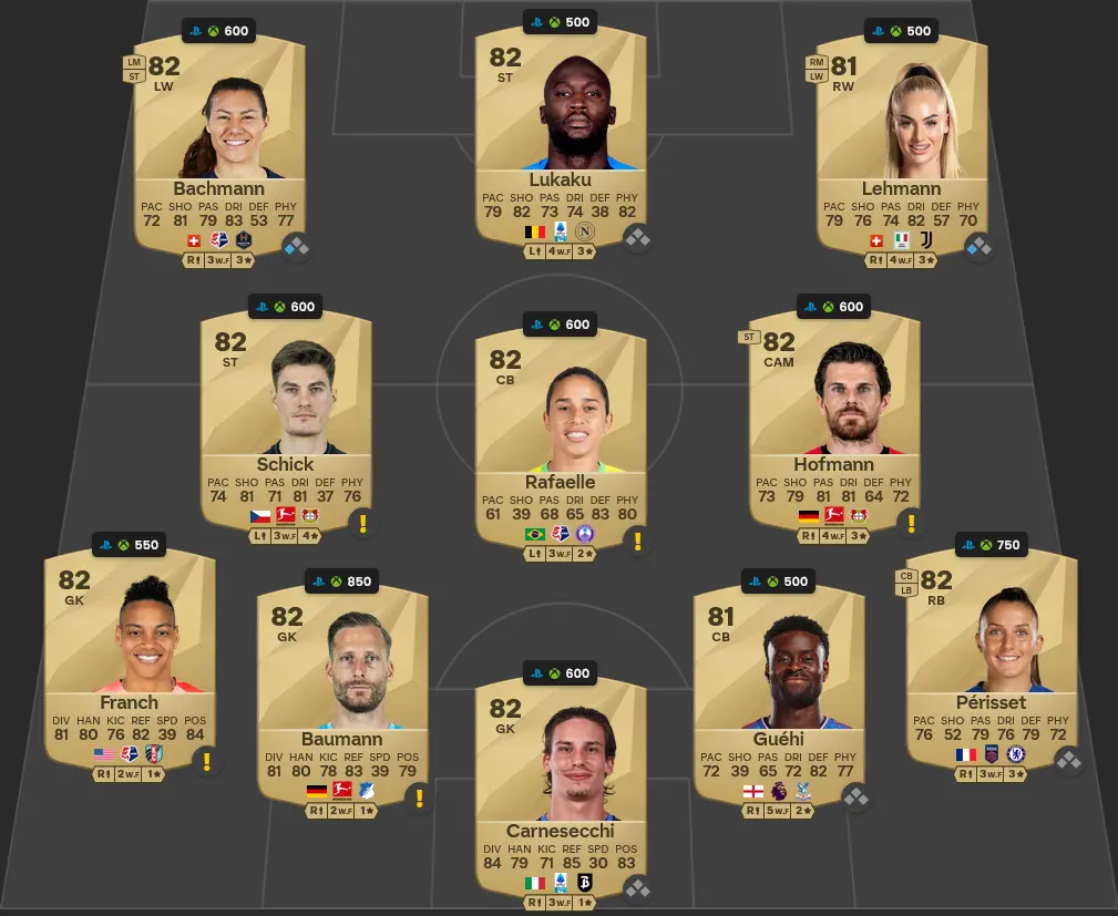 Soluzione Premier League SBC Manuel Ugarte Showdown.