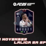 Cover SBC Vinicius POTM November LaLiga Fc 25
