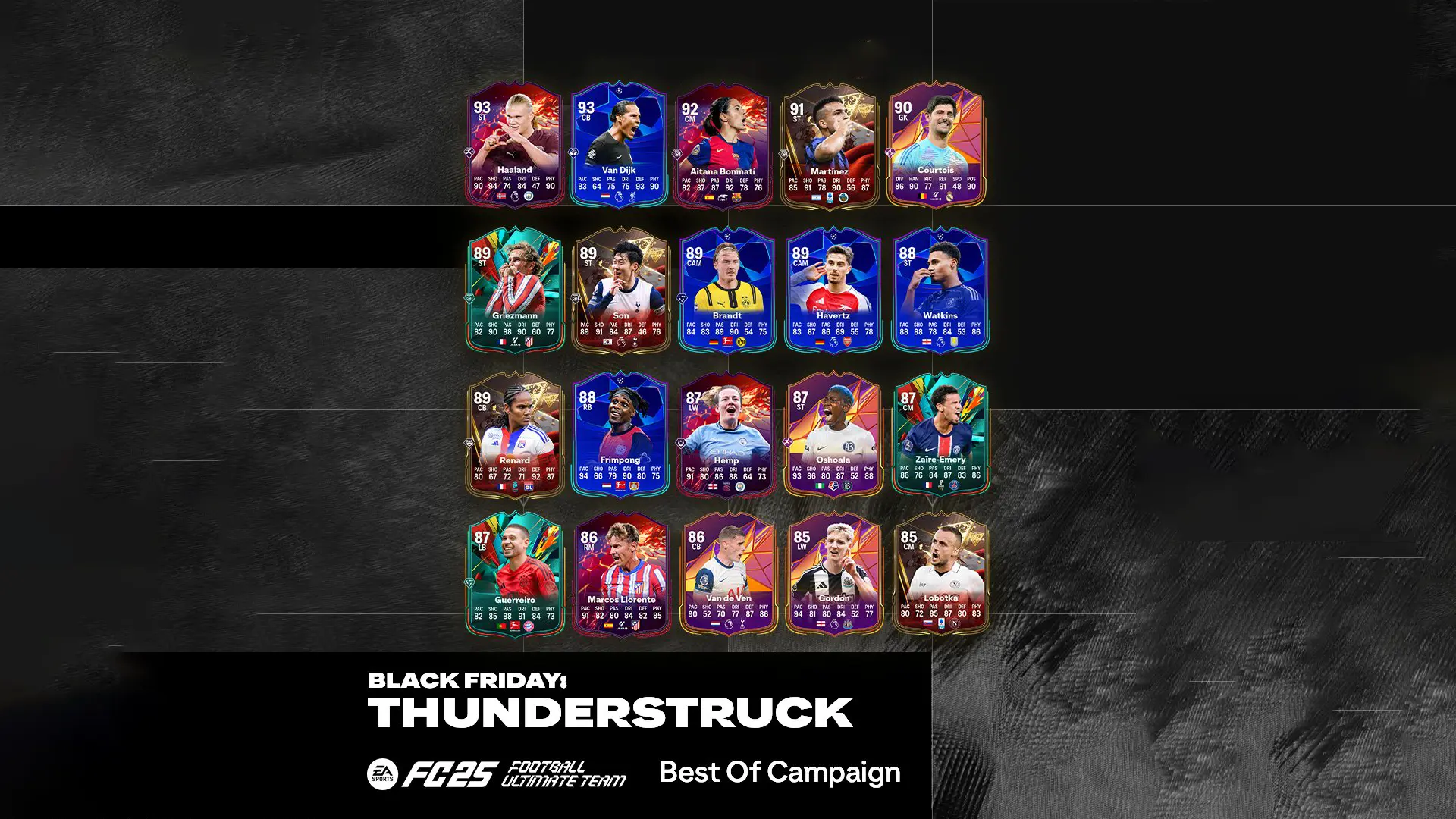 EA FC 25 Best Of Campagne Black Friday Elenco Delle Carte Migliori.