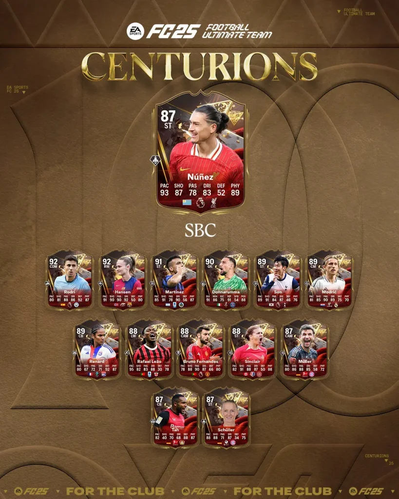 EA FC 25 SBC Darwin Nunez Centurione Soluzioni E Recensione Della Carta Trailblazers.