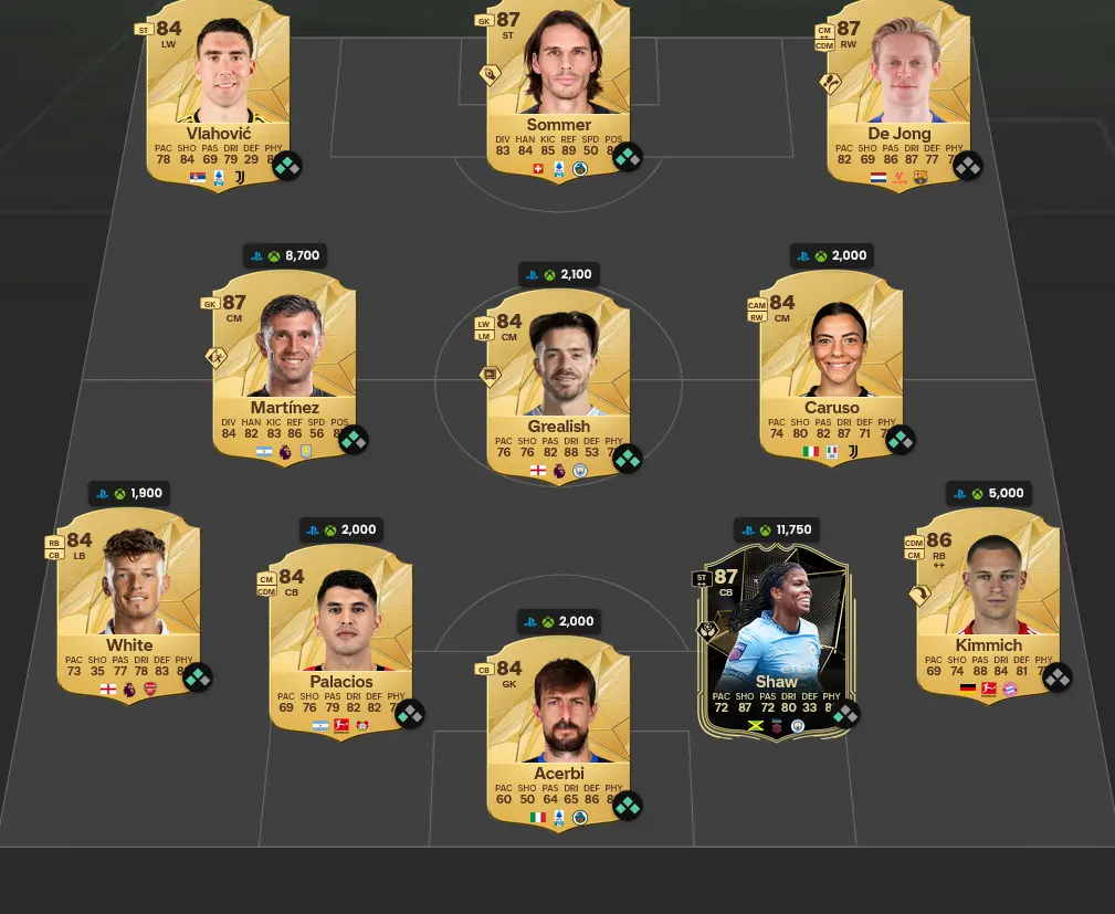 Soluzione Forma Smagliante SBC Vinícius Jr. POTM Novembre.