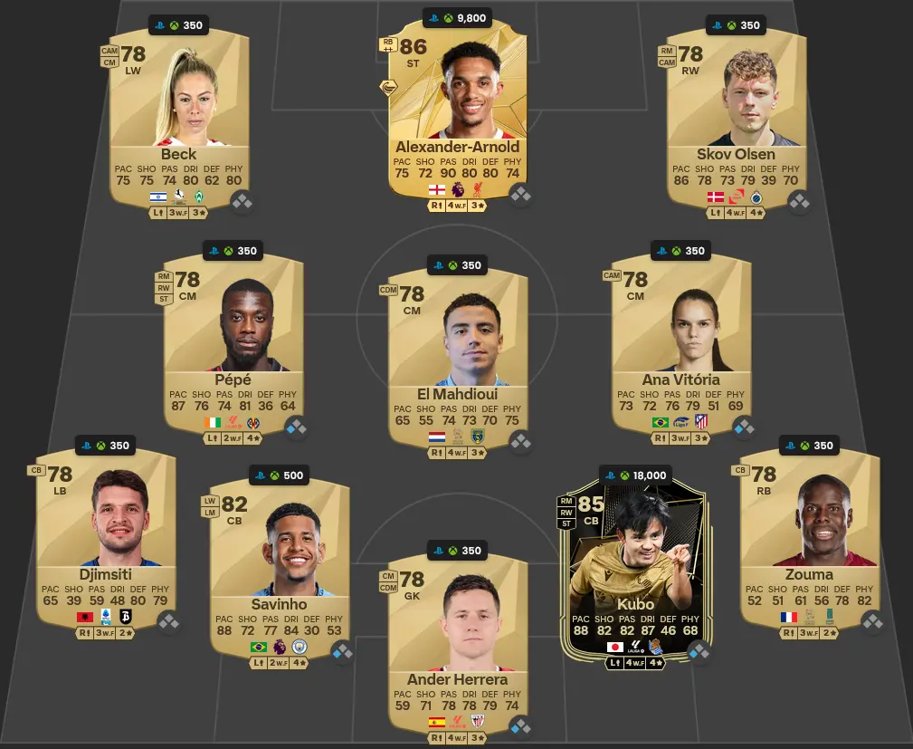Soluzione Liverpool SBC Andrew Robertson Moments.