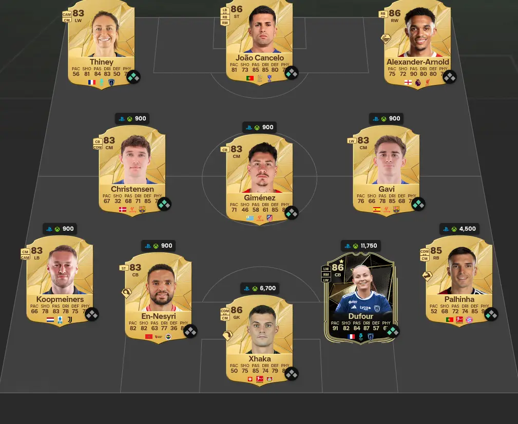 Soluzione Premier League SBC Bukayo Saka Thunderstruck.