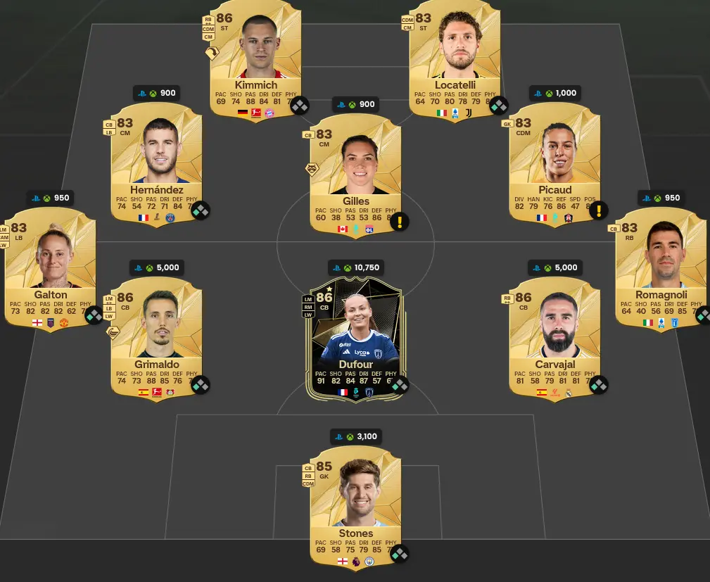 Soluzione Real Madrid SBC Vinícius Jr. POTM Novembre.