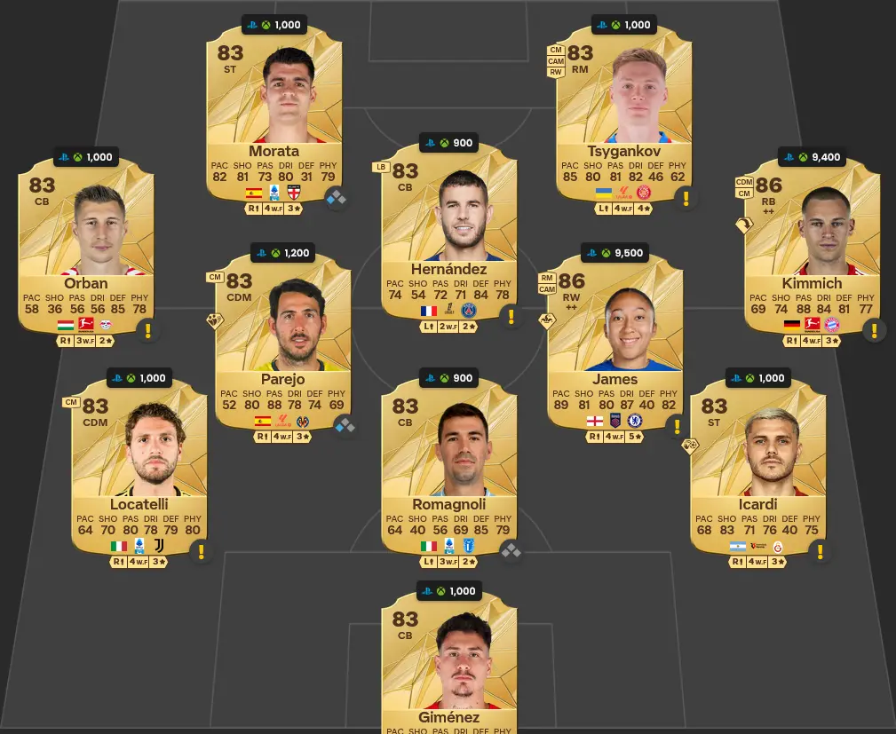Soluzione Rosa Con Valutazione 84 SBC Andrew Robertson Moments.
