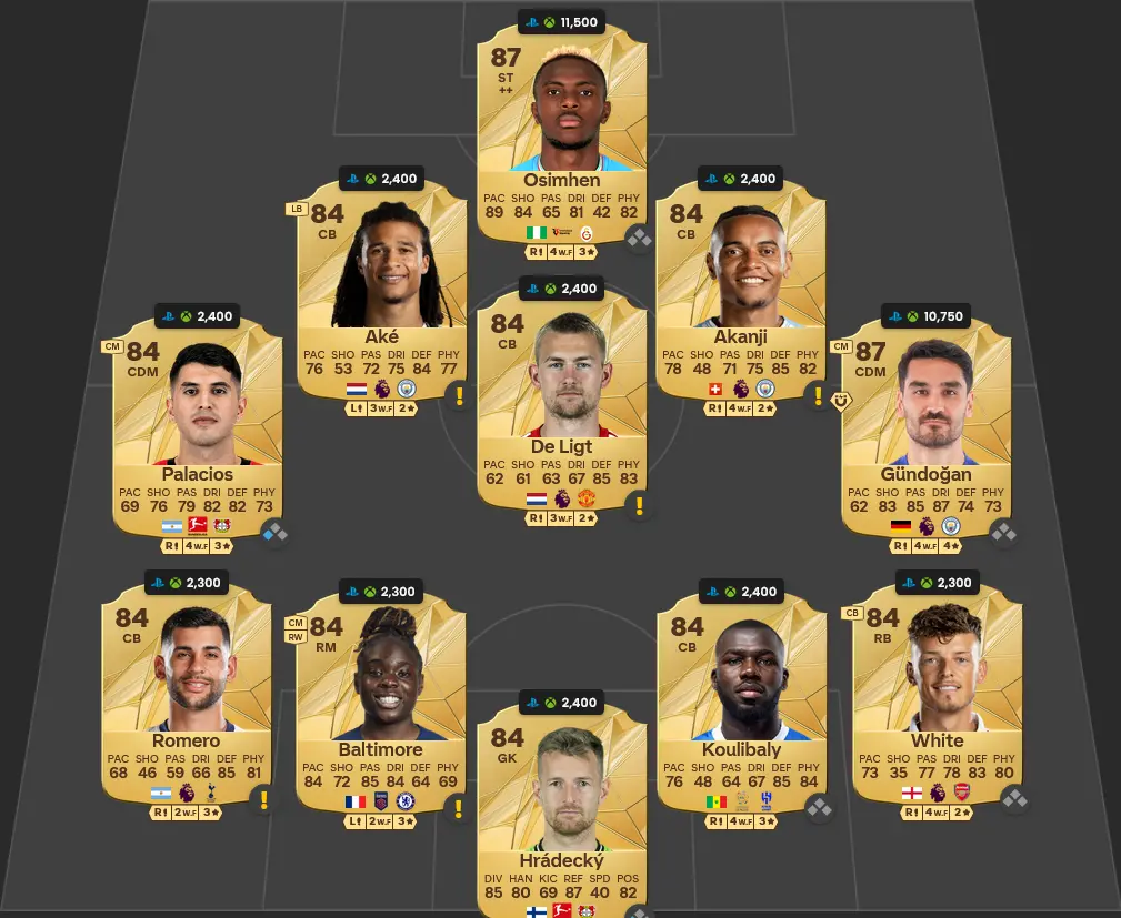 Soluzione Rosa Con Valutazione 85 SBC Pierre-Emerick Aubameyang Flashback.
