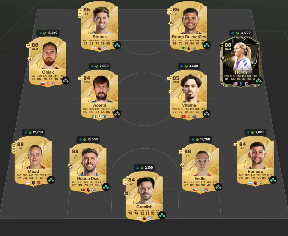 Soluzione Rosa Con Valutazione 87 TOTW SBC Vinícius Jr. POTM Novembre.