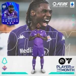 Cover SBC kean POTM November Serie A Fc 25