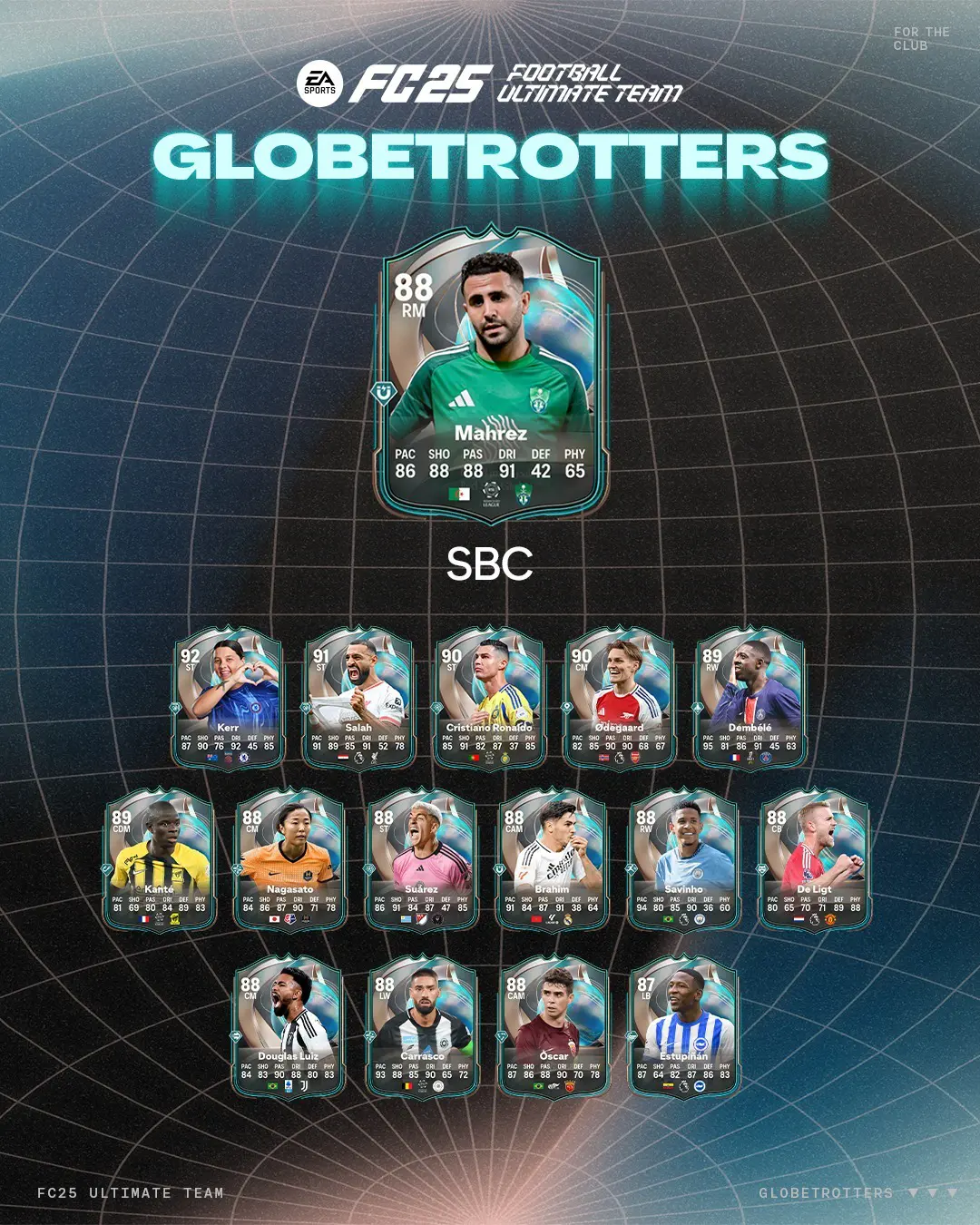 EA FC 25 SBC Riyad Mahrez Giramondo Soluzioni E Recensione Della Carta Globetrotters.