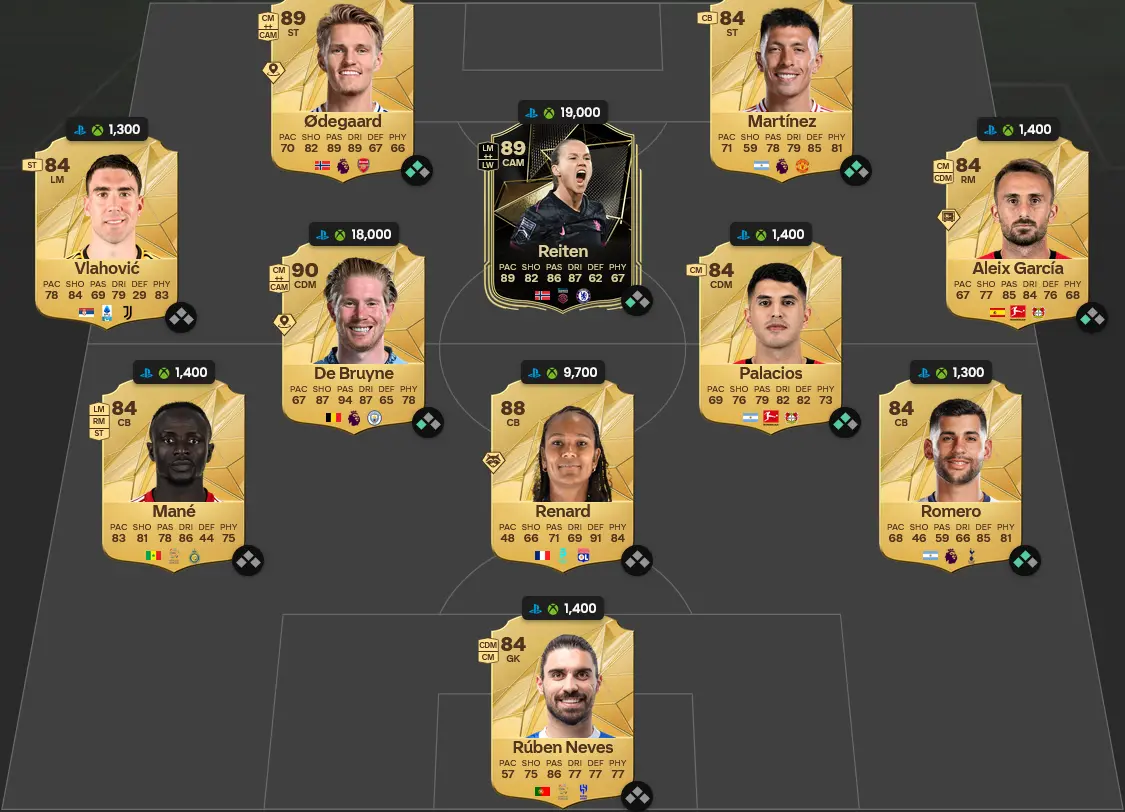 Soluzione Forma Smagliante SBC Cole Palmer Winter Wildcards.