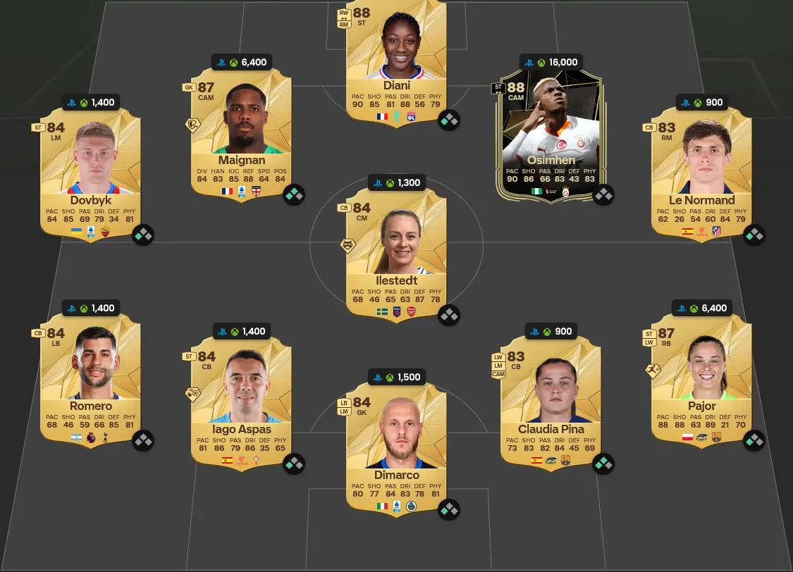 Soluzione Prima Scelta SBC Robert Pirรจs Winter Wildcards Icona.